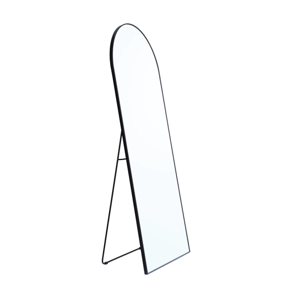 miroir sur pied en aluminium
