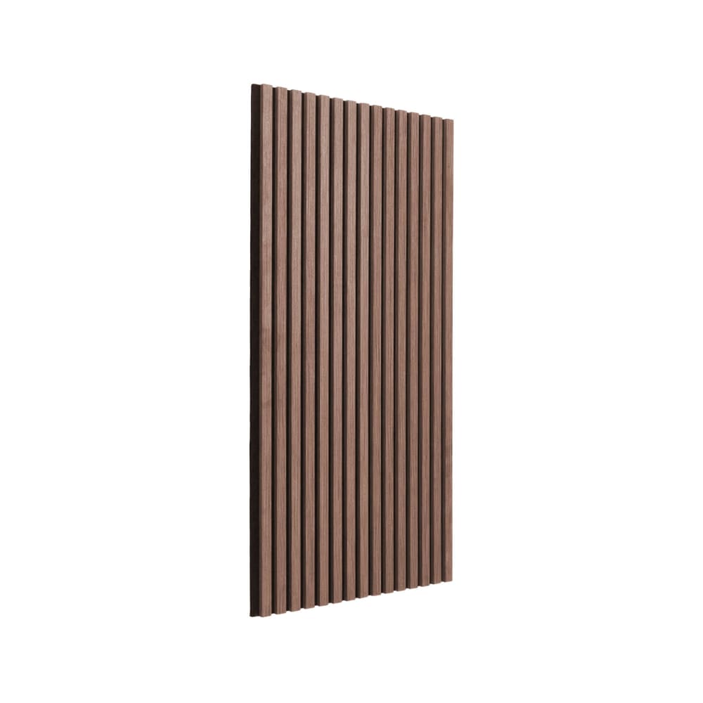 Set de 2 panneaux muraux acoustiques décoratifs noyer — vue 4