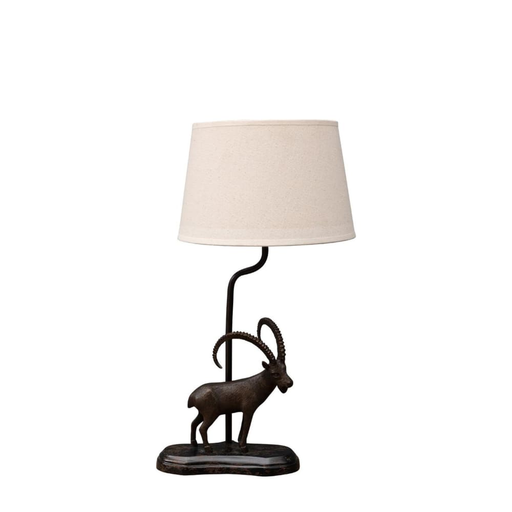 Chehoma Tischlampe aus Messing, braun - Metall