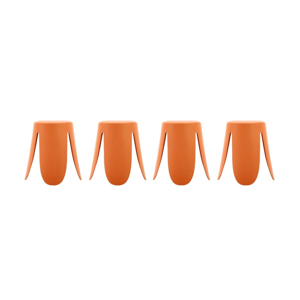 set de 4 tabourets empilables