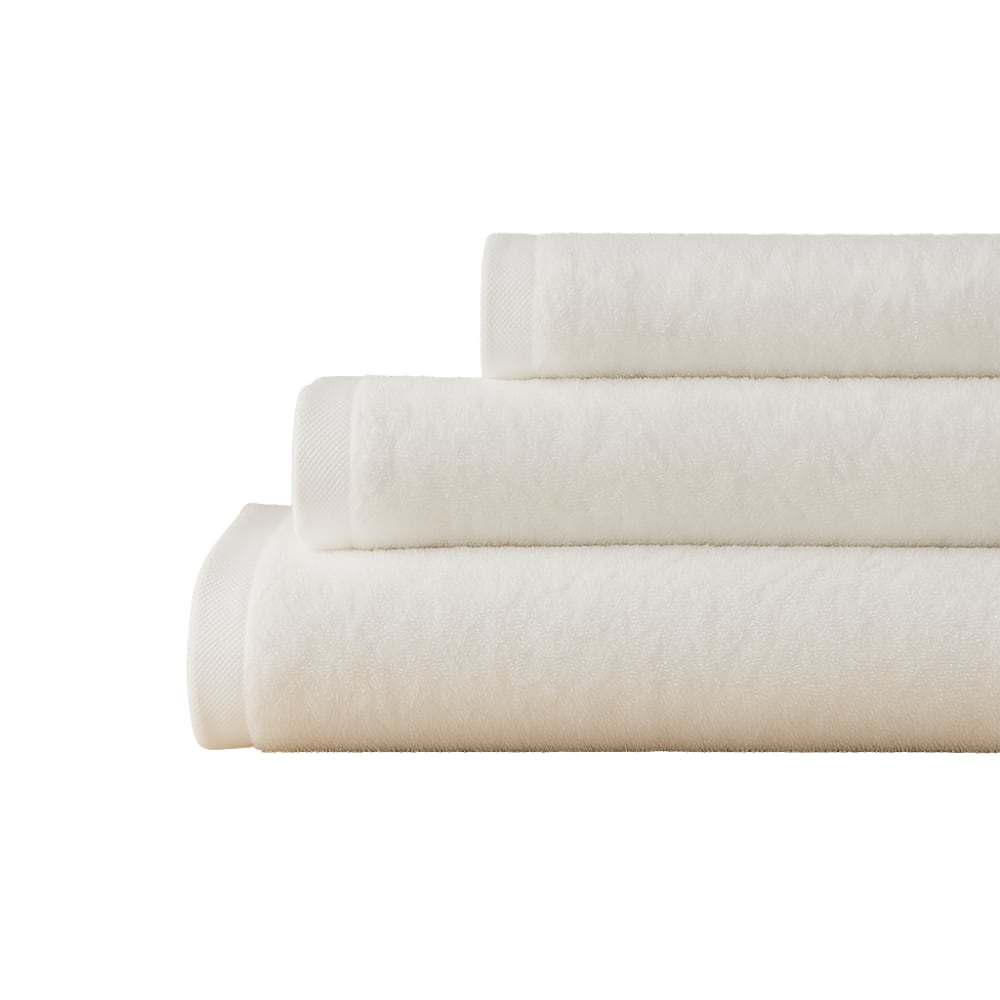 Serviette bain coton 520 g blanche - 70x140 cm