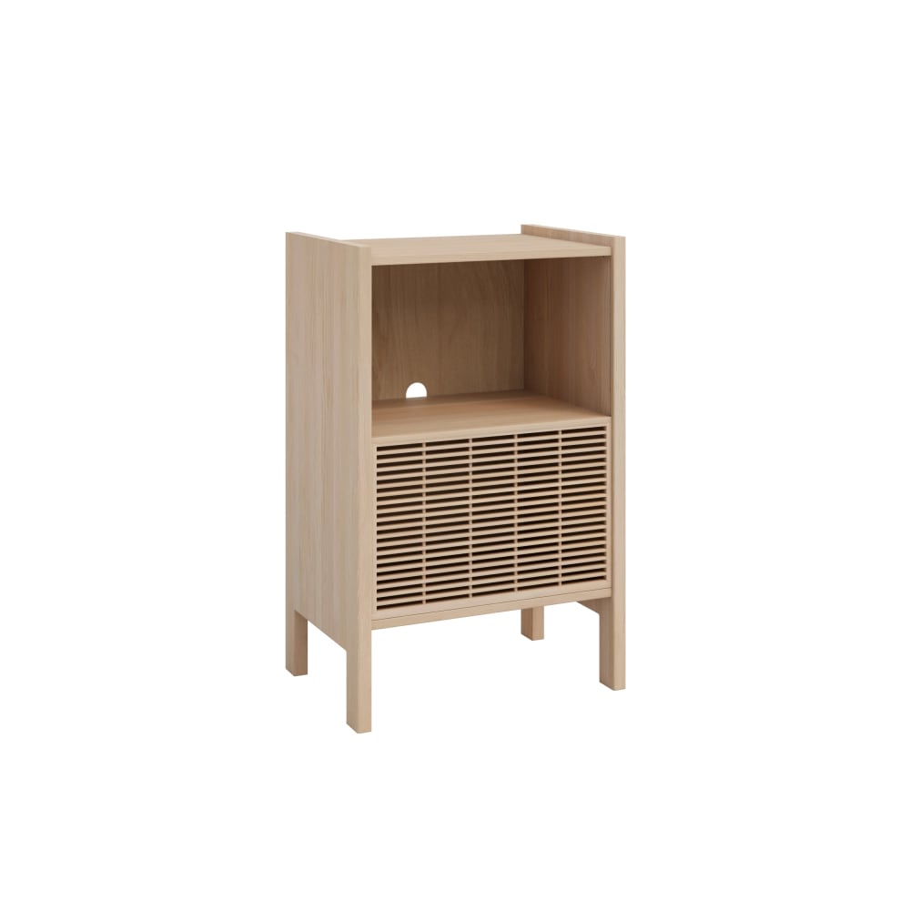 Buffet pour vinyle en pin massif 59 cm Verni