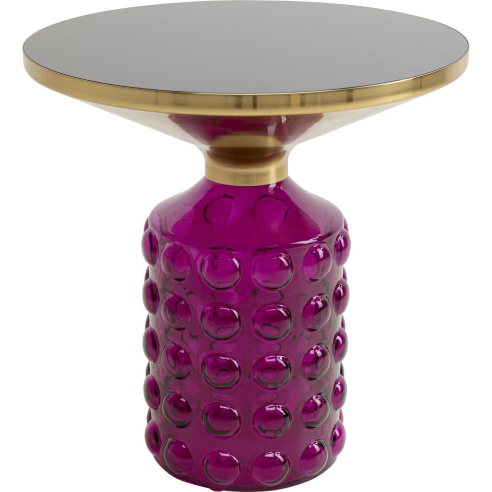 Table d'appoint en verre