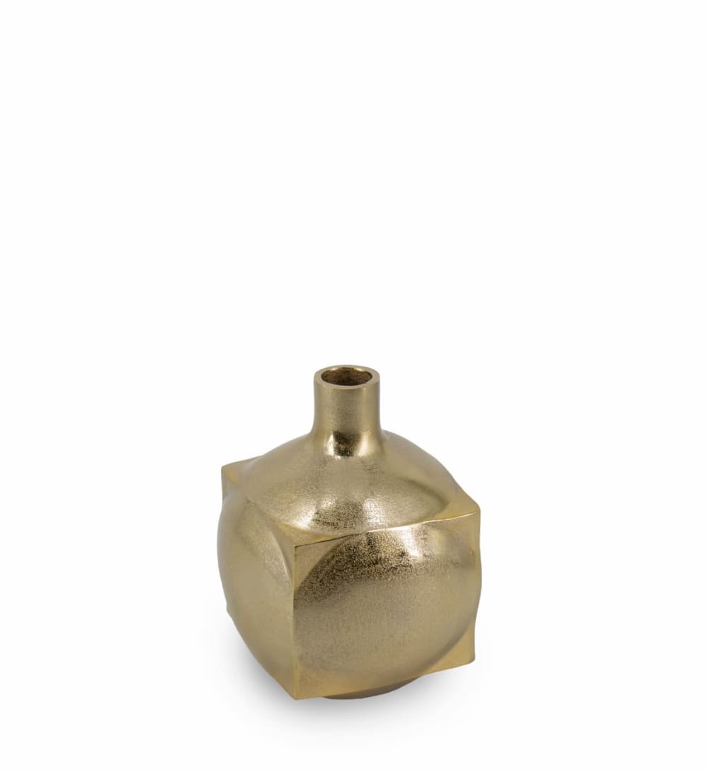 MOYCOR Vase aus Aluminium, gold - Aluminium