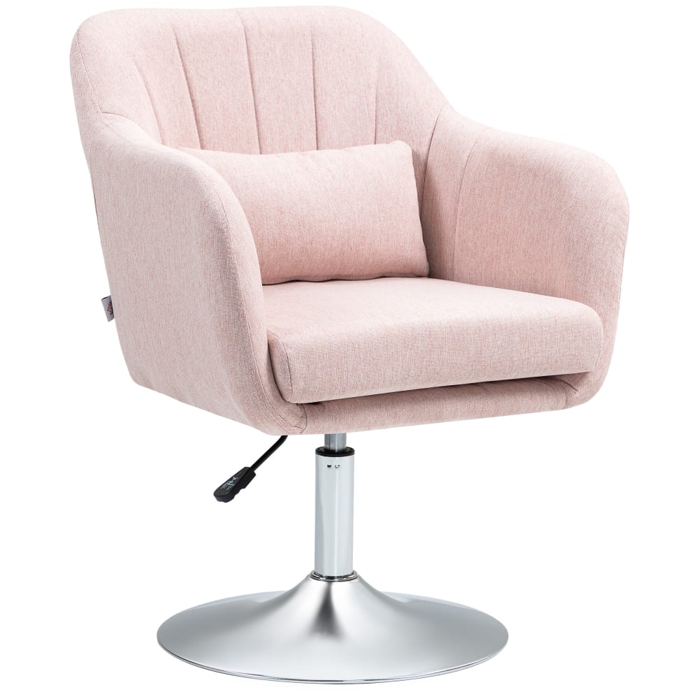 fauteuil de salon hauteur - rose