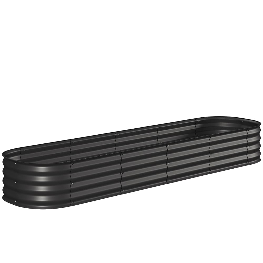 Jardinière surélevée carré potager modulable acier noir