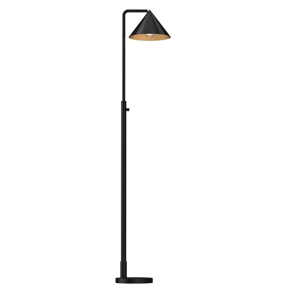 Lampadaire	Acier Noir Mat