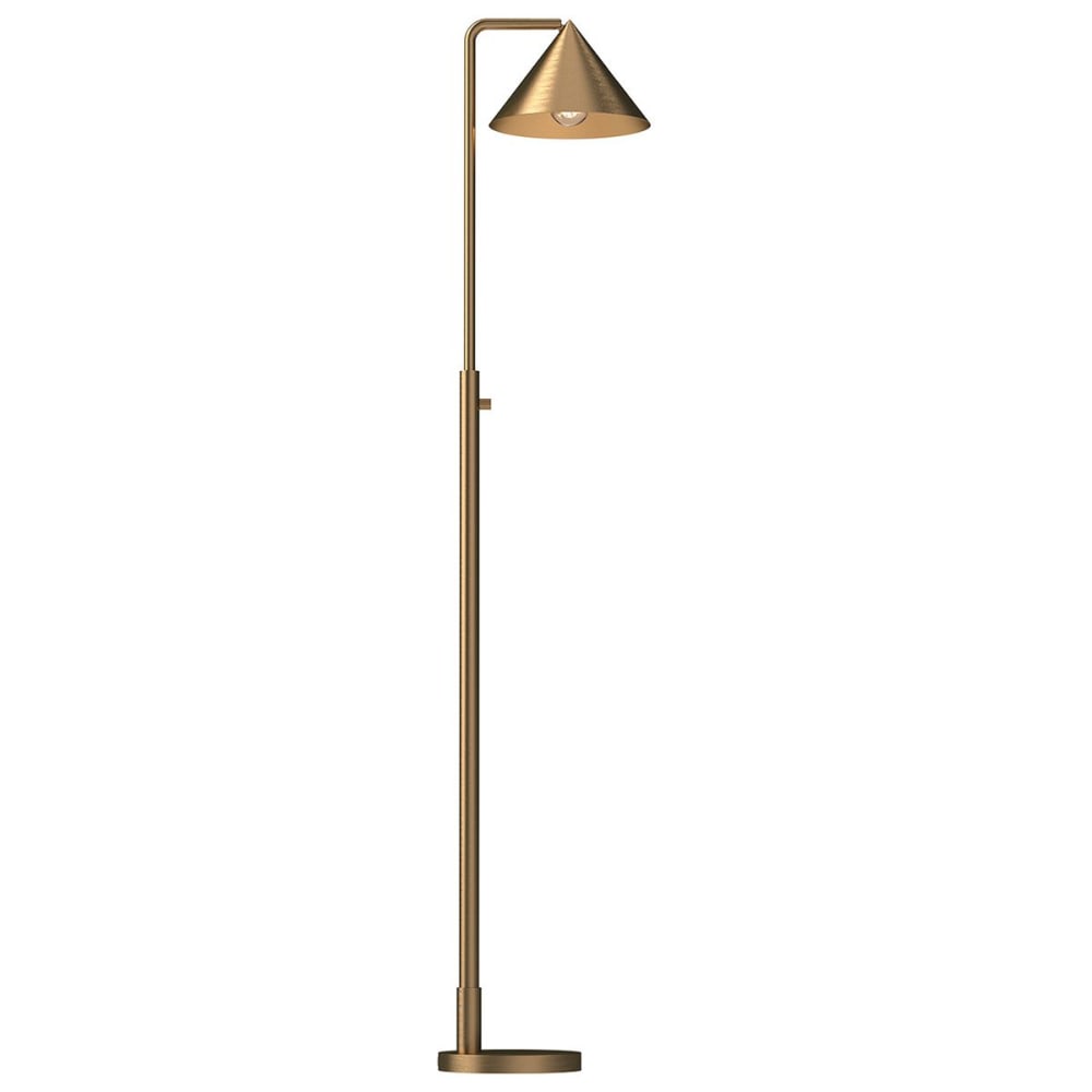 Lampadaire	Acier Or brossé