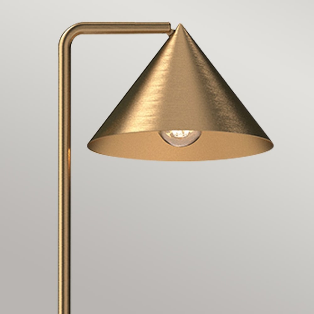 Lampadaire Acier Or brossé — vue 4