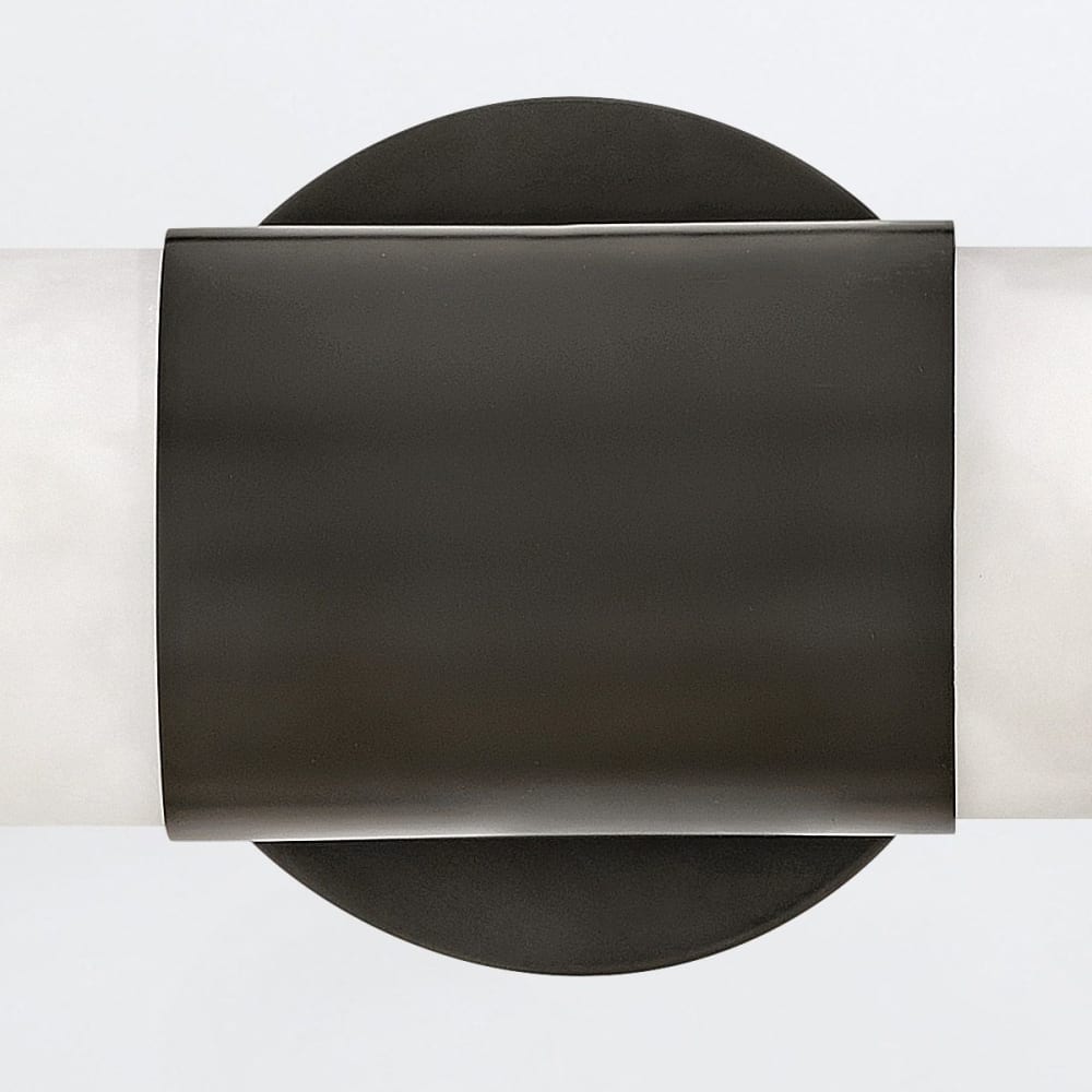 Applique Murale Aluminium, Faux Albâtre Glass Noir Oxyde — vue 4
