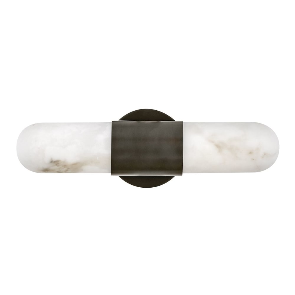 Applique Murale Aluminium, Faux Albâtre Glass Noir Oxyde — vue 3