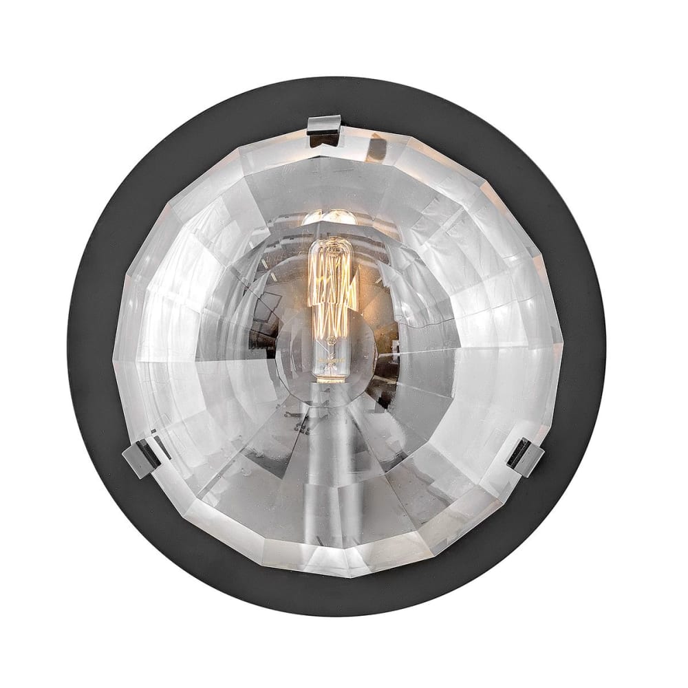 Applique Murale Acier, Optic Crystal Glass Noir — vue 3