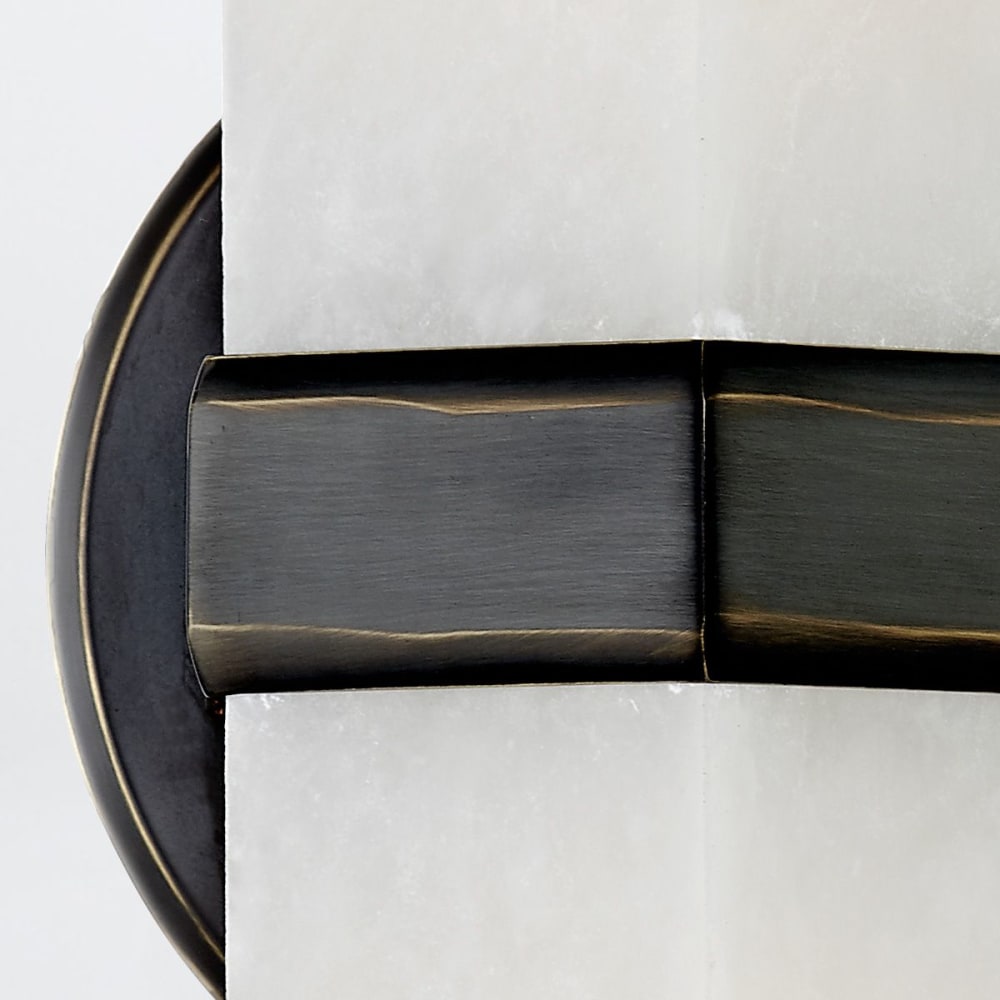 Applique Murale Albâtre, Acier Bronze Urbain — vue 3