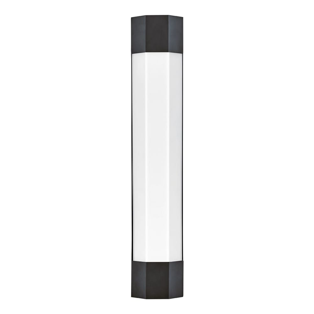 Applique Murale Acier,Verre opale gravé Noir Mat — vue 4