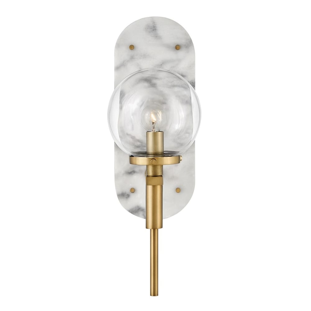 Applique Murale Acier, Verre transparent Laiton Héritage — vue 4