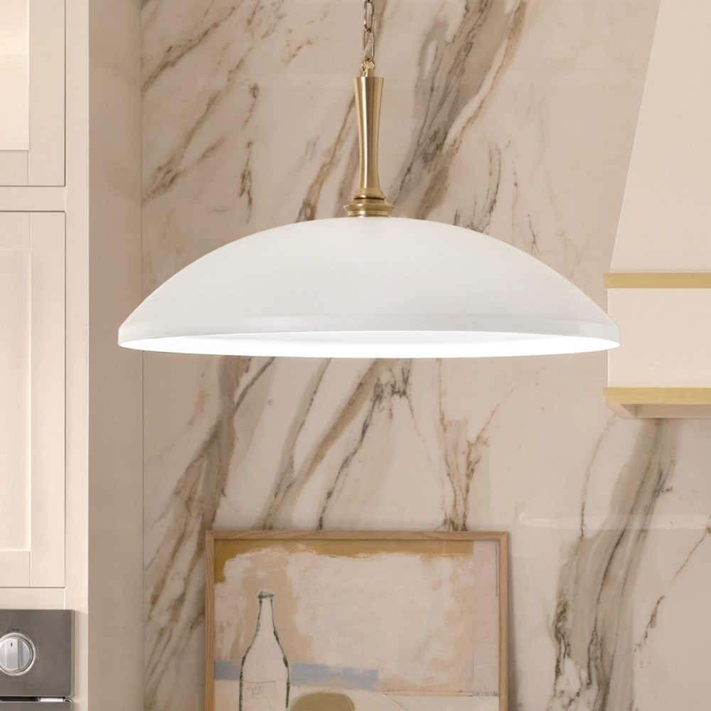 Suspension 1 Lumière Acier — vue 4