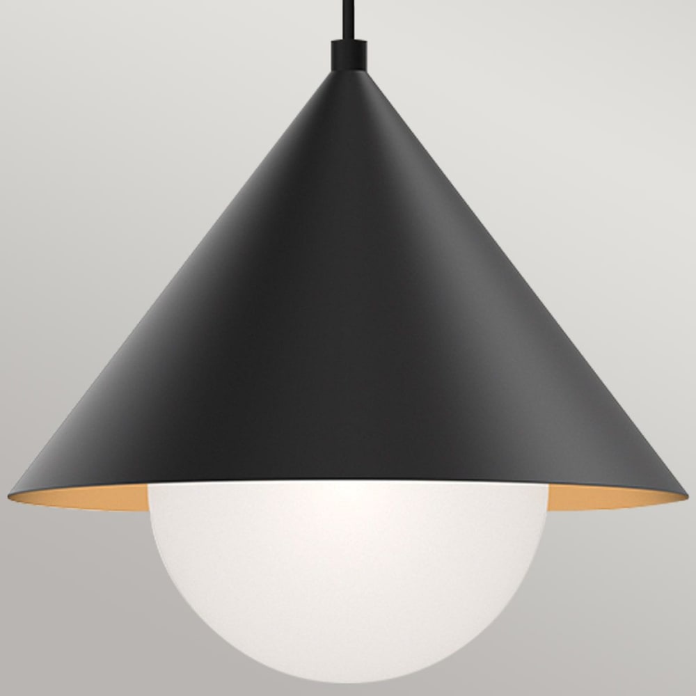Suspension 1 Lumière Acier — vue 4