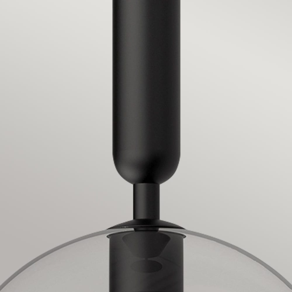 Suspension 1 Lumière Acier, Verre Transparent — vue 4