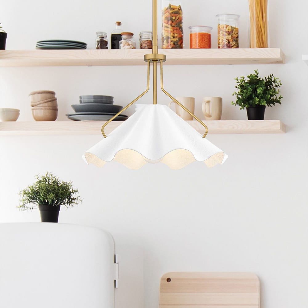 Suspension 1 Lumière Acier — vue 4