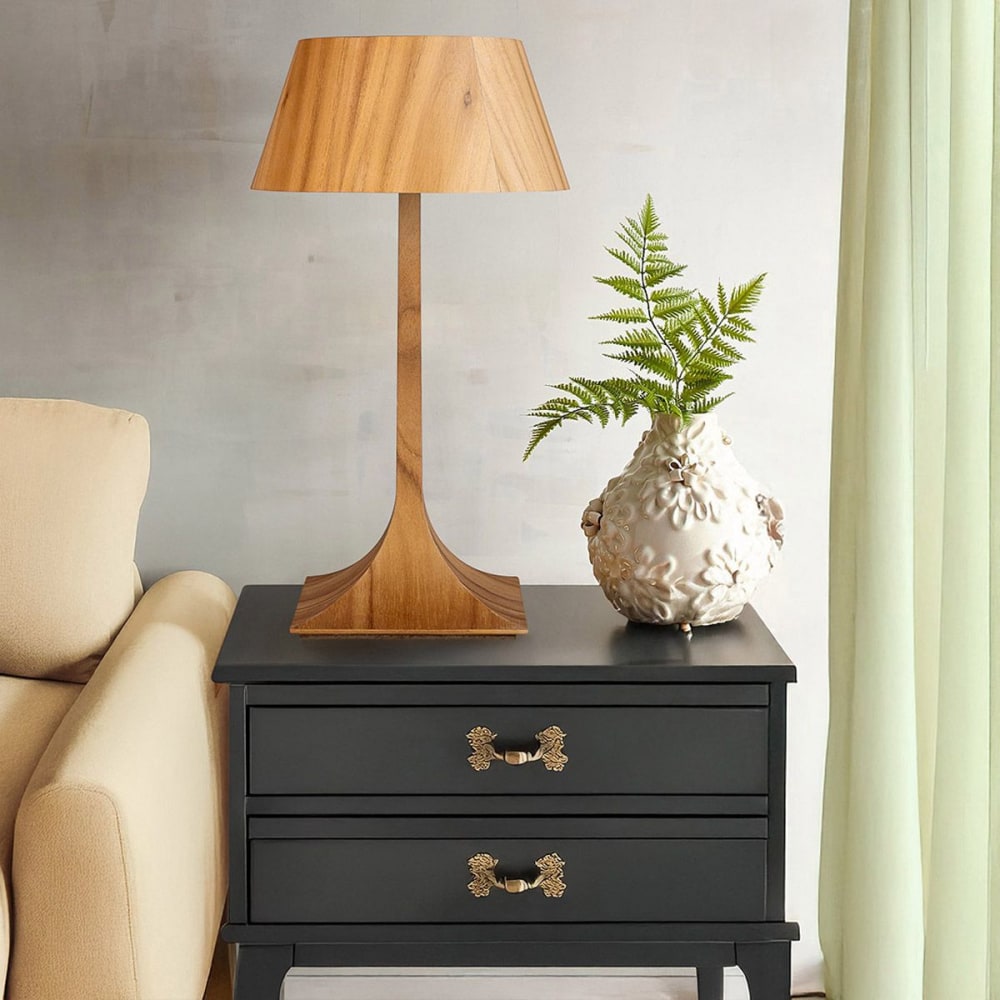 Lampe à Poser Placage de bois naturel — vue 4