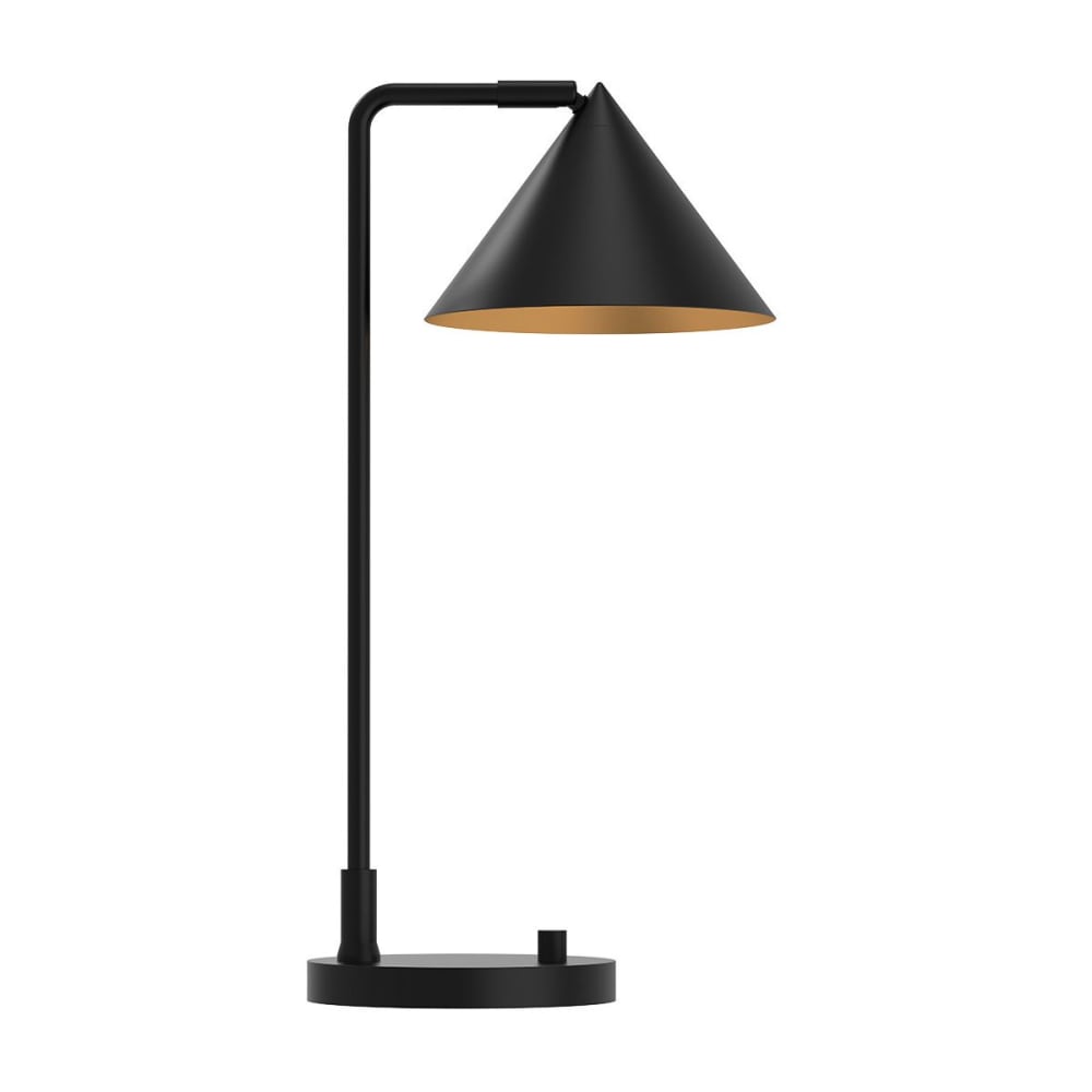 Lampe à poser Acier Noir Mat