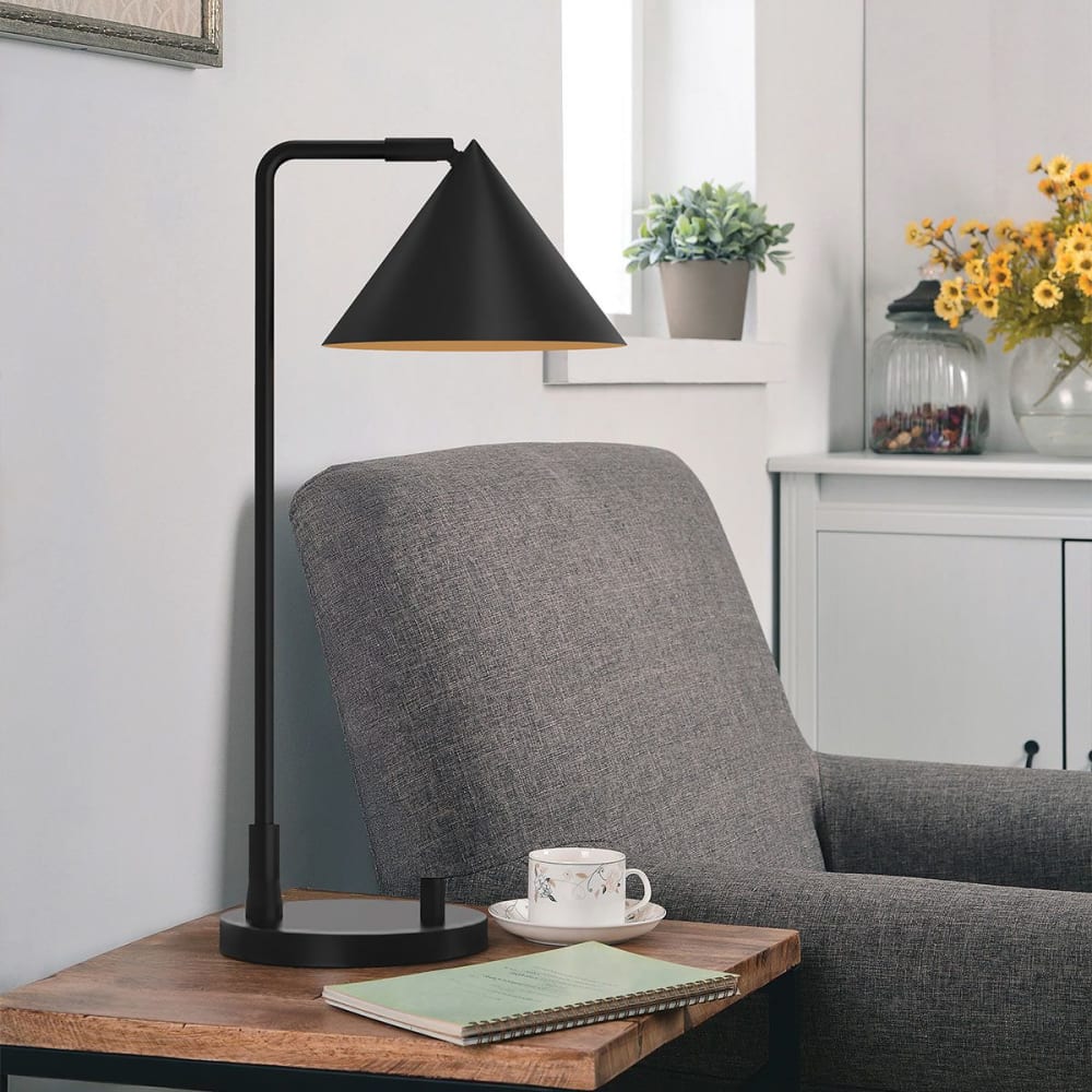 Lampe à poser Acier Noir Mat — vue 3