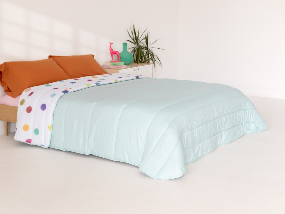 Steppdecke aus 100 % Mikrofaser 180x260 cm Mehrfarbig - Maisons