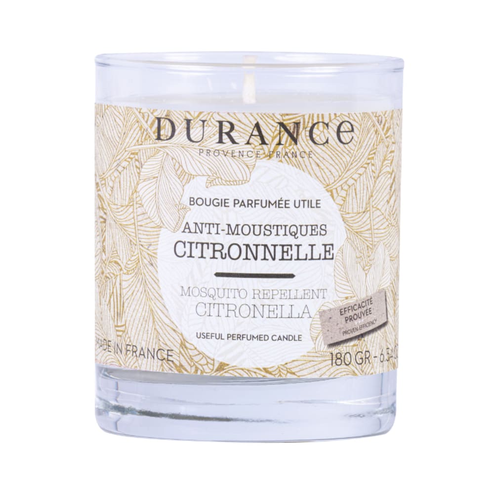 Bougie parfumée citronnelle anti-moustiques - Maisons du Monde
