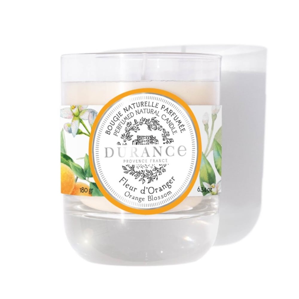 Bougie parfumée naturelle fleur d'oranger