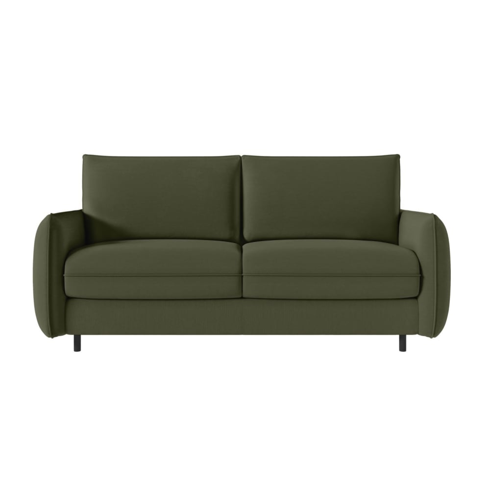 Canapé ERIK convertible 3 places système couchage express en tissu