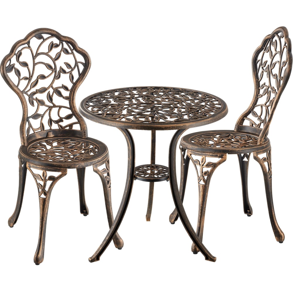 Table et chaises bistrot