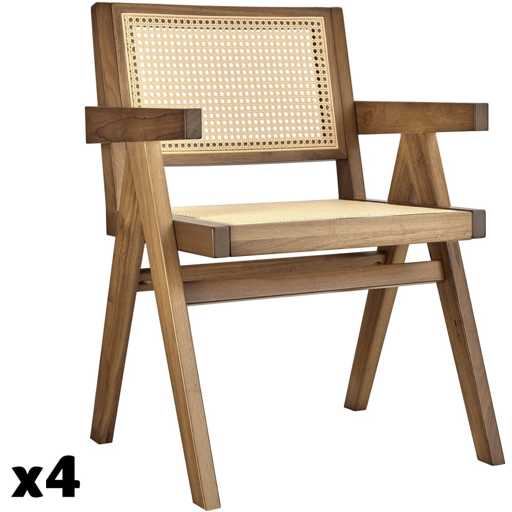 Lot 4 chaises de salle