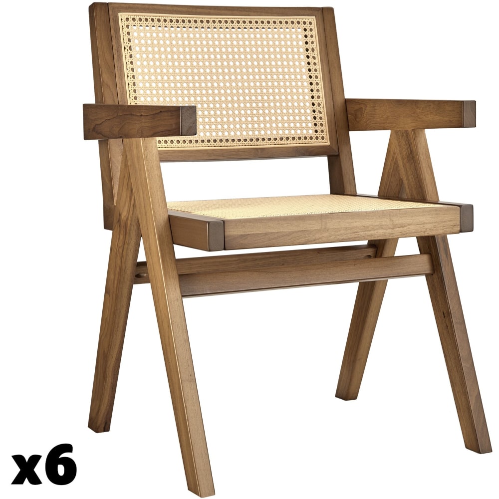 Lot 6 chaises de salle - viennois