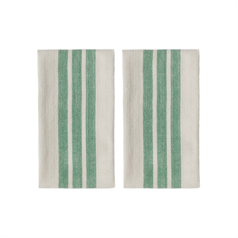 Serviette de table Lot de 2 en coton 70x50cm Serviette de table Lot de 2 en coton 70x50cm