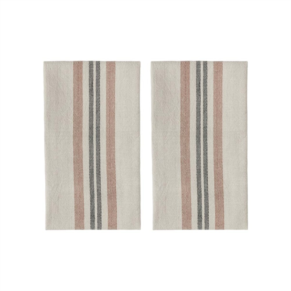 Serviette de table Lot de 2 en coton 70x50cm