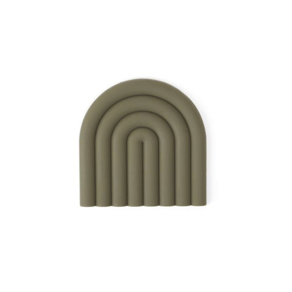 Trivet noir en silicone H1,2x15x15cm