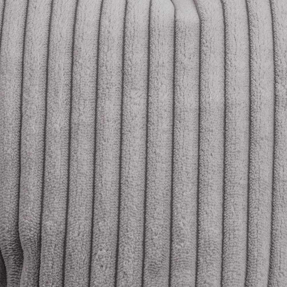 Coussin petit cœur velours cotelé gris env. 32 cm — vue 4