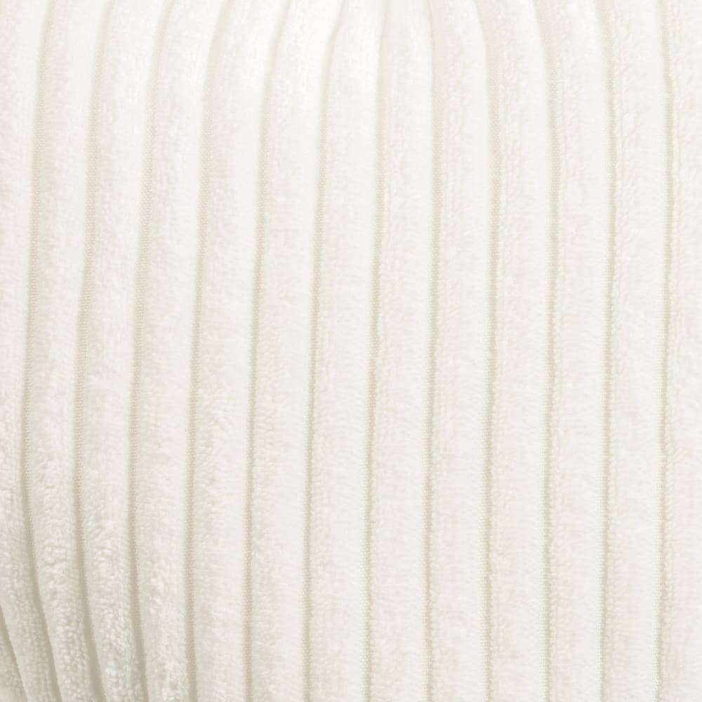 Coussin petit cœur velours cotelé beige env. 32 cm — vue 4