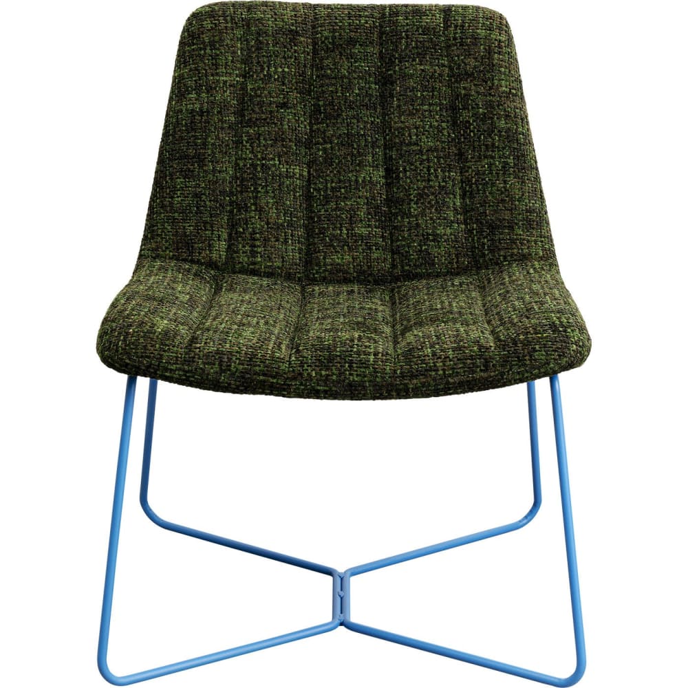 Fauteuil en polyester - bleu vert