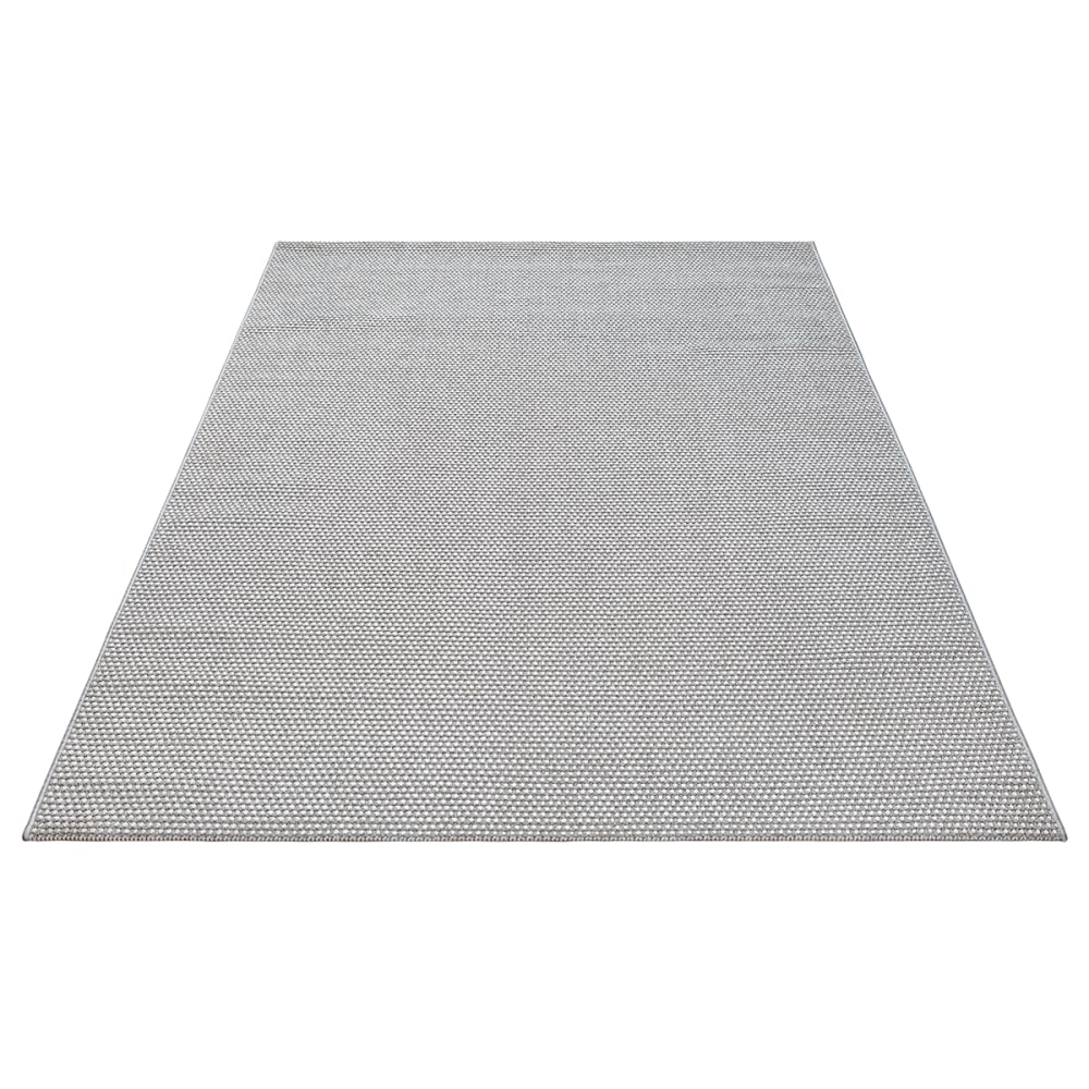 Tapis Mirella moderne tissage structuré, Gris, 80 x 250 cm — vue 4
