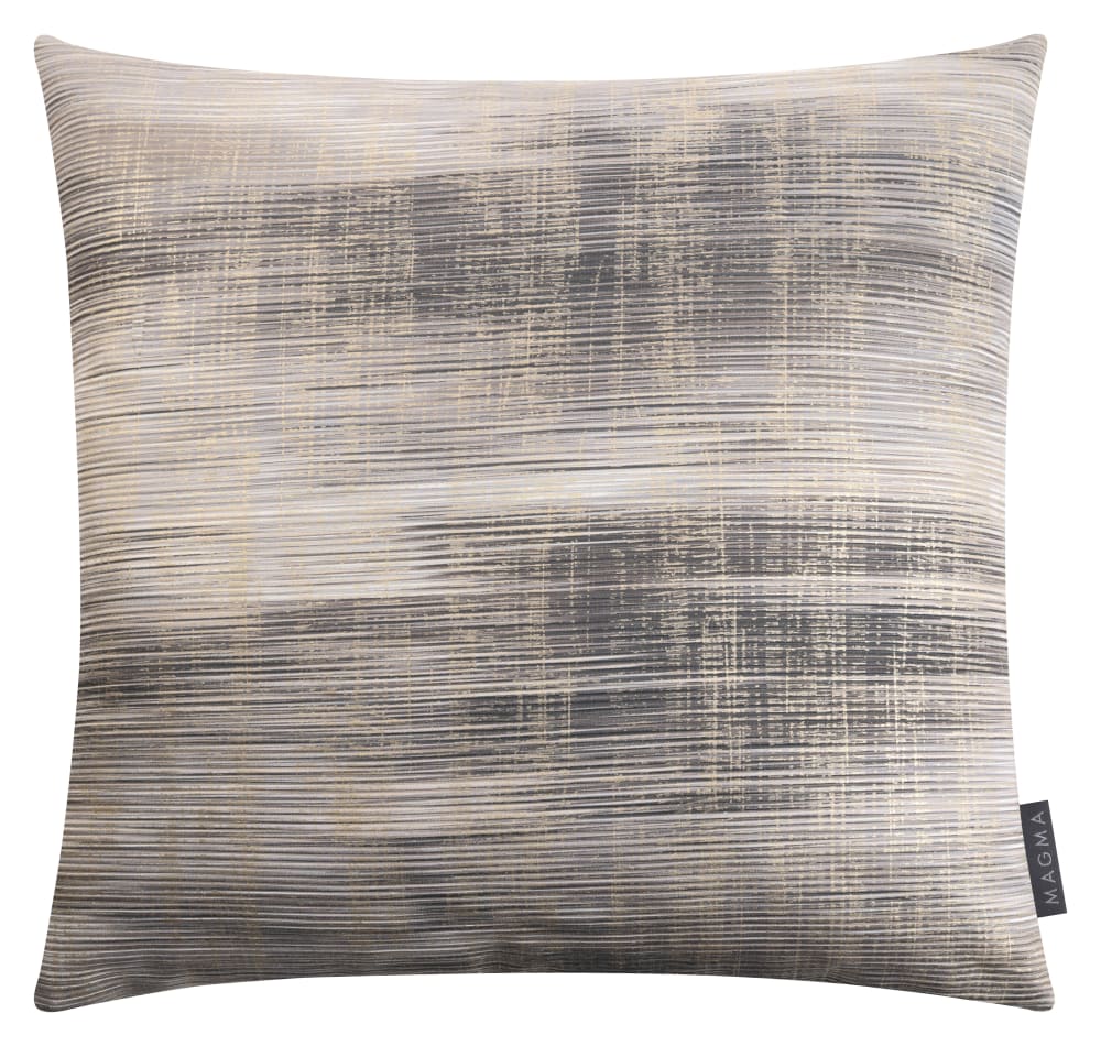 Housse de coussin jacquard multicolore gris 45x45