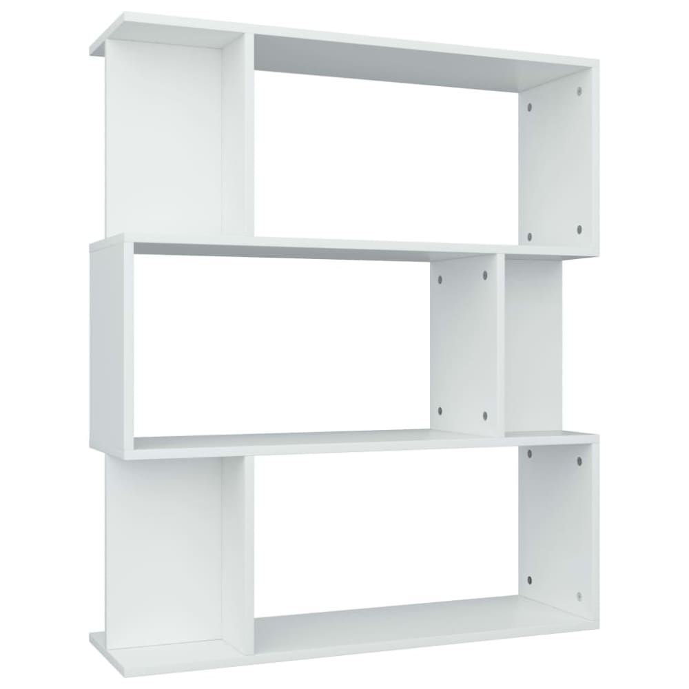 Bibliothèque/Cloison bois blanc 80x24x96 cm
