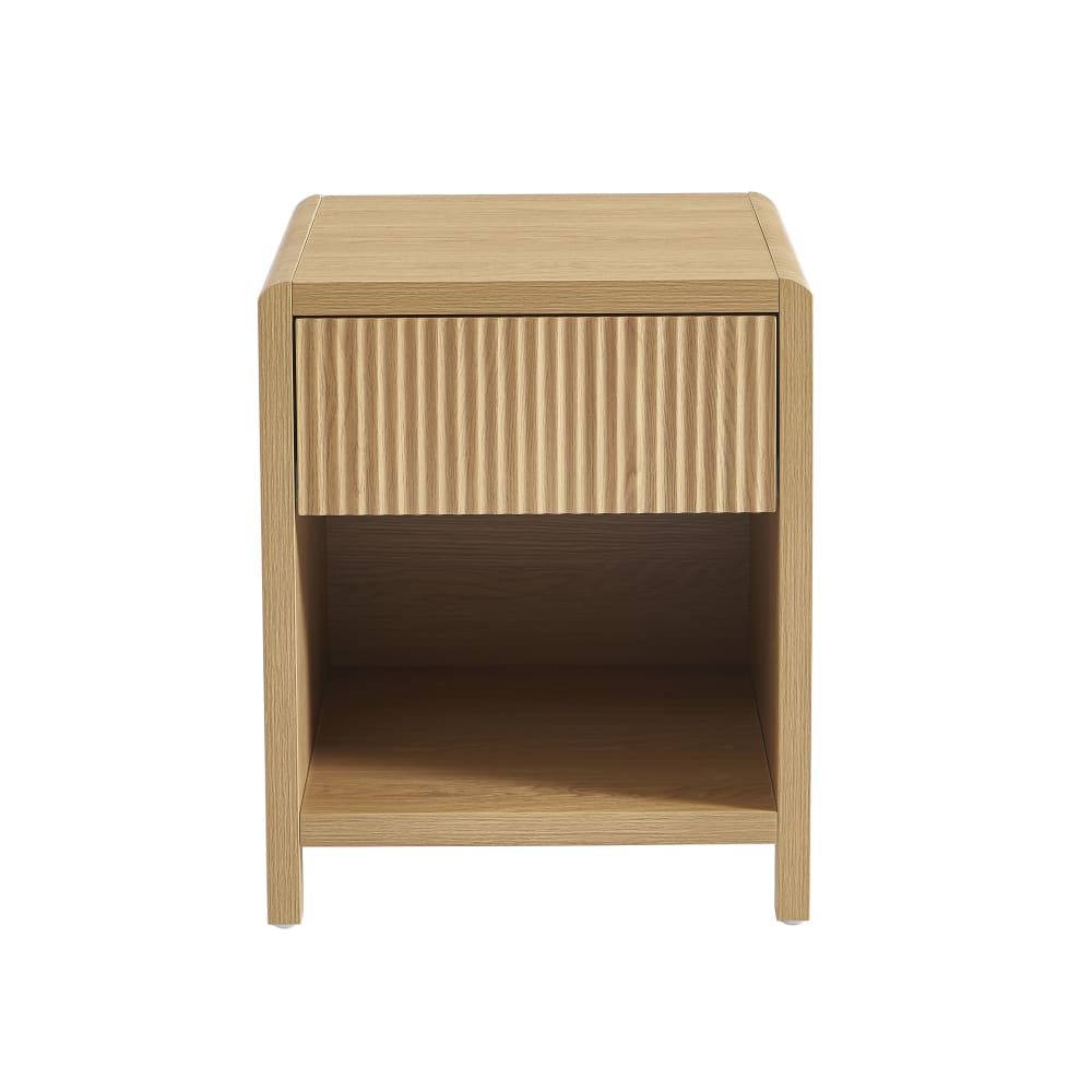 Table de chevet  effet chêne