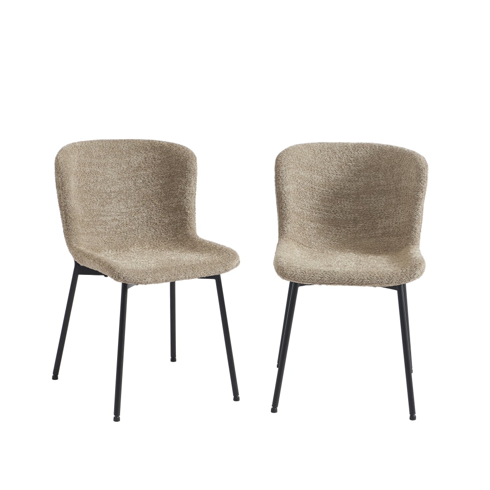 Lot de 2 chaises  tissu