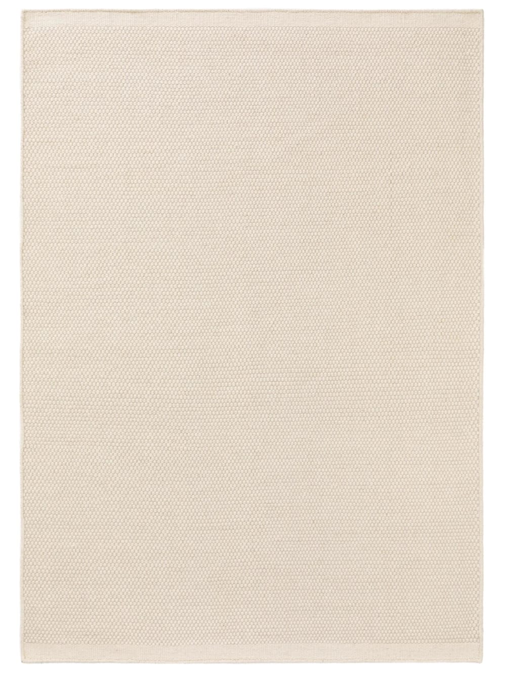 Benuta Wollteppich weiß 200x300 style modern - Wolle