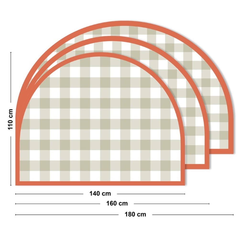 Tête de lit - intissé 225g/m² - pré-encollé - vert - 110x140cm