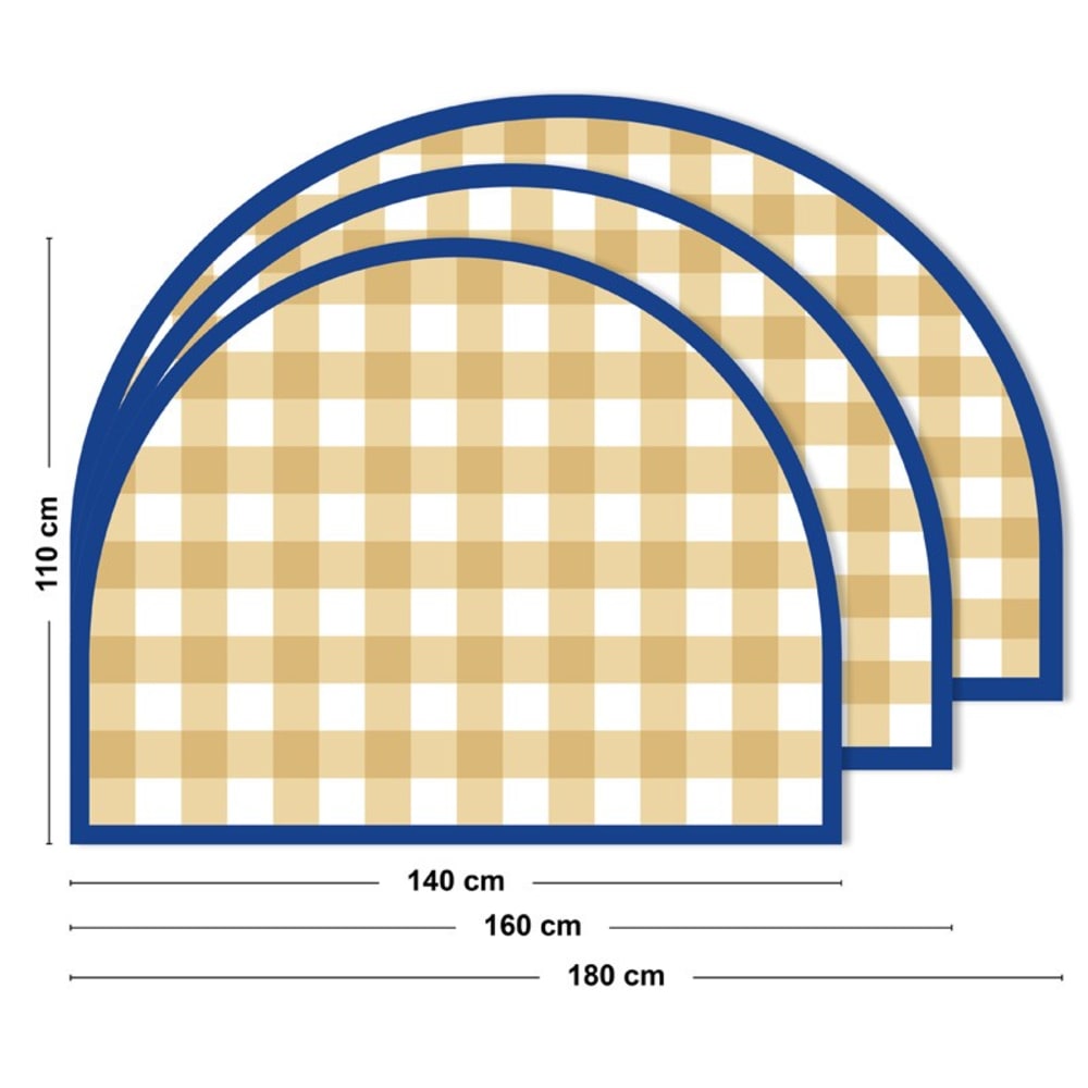 Tête de lit - intissé 225g/m² - pré-encollé - jaune - 110x160cm