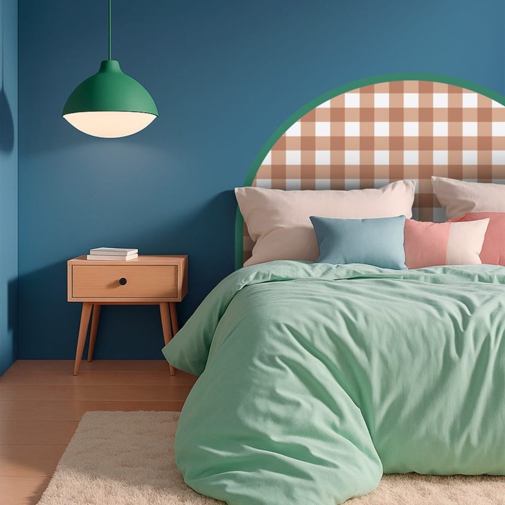 Tête de lit - intissé 225g/m² - pré-encollé - Rouge - 110x160cm