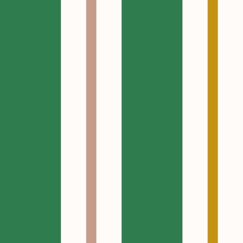 Papier peint raccordable - vert - intissé - 4 lés : 192x270cm — vue 4