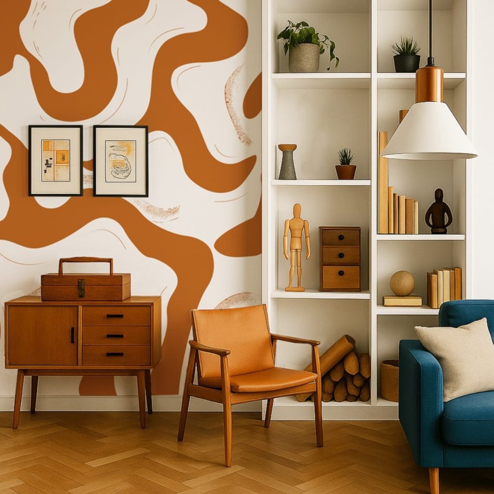 Papier peint panoramique - orange